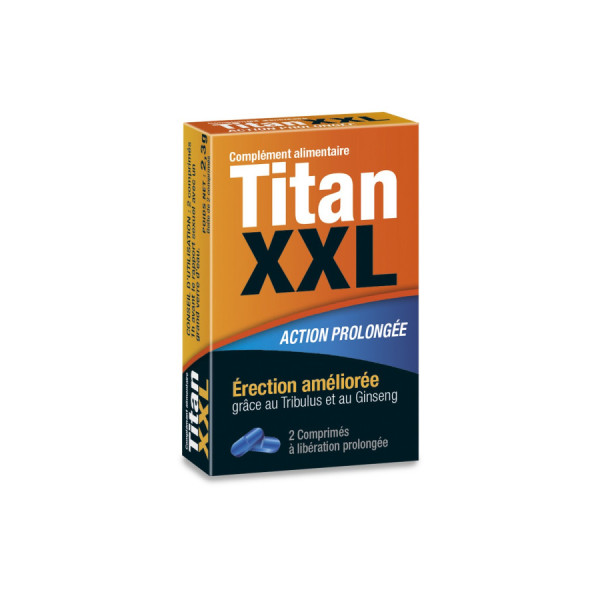 TitanXXL Stimulant sexuel 2 comprimés 